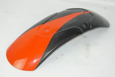 $195 • Buy Harley Davidson Vrod Carbon Fiber Orange Front Fender V Rod Fender Mud Guard 