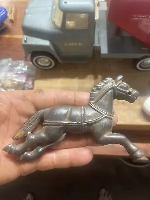 Vintage  Cast Iron Amish Family Horse-Drawn Carriage & Wagon Horse Only • $19.99