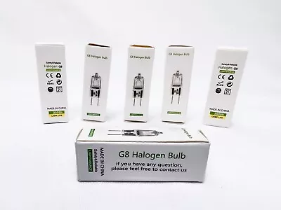 6 Pack G8 Warm Light Bulbs 20W Dimmable 120V 2Pin Light Bulbs - FREE SHIPPING • $14.90