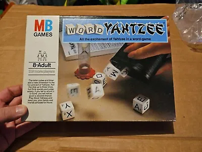 Word Yahtzee 1979 Vintage Family Dice Word Game By MB Games - Complete • £4