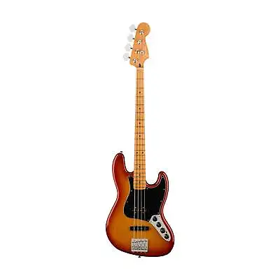 Fender Player Plus Active Jazz Bass Guitar Maple FB Sienna Sunburst • $2700