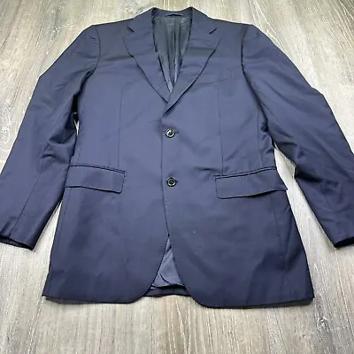 SuitSupply Suit Blazer Men’s 40L Navy Blue Pure Wool Super 110s • $49.99