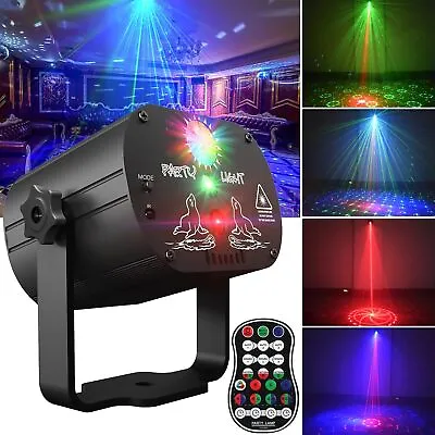 1024Pattern Laser Projector LED Stage Light RGB Disco DJ KTV Show Party Lighting • $20.70