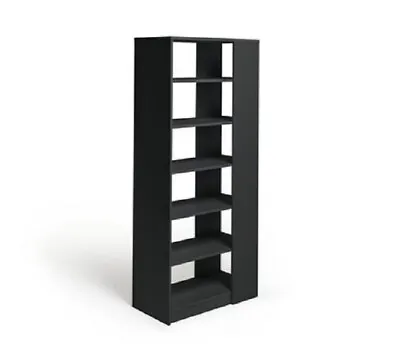 Compton Tall Deep Shelving Unit - Black • £154.99