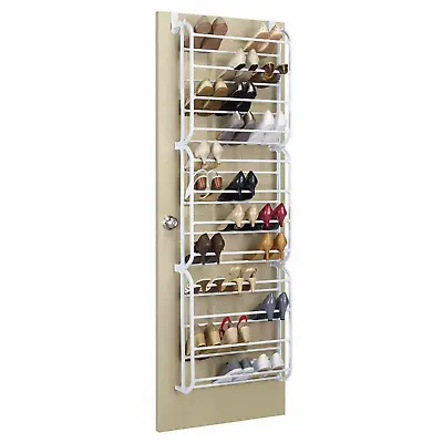 $33.95 • Buy Shoe Rack Storage 36-Pairs Over The Door Hanging Holder Organiser Shelf Hook