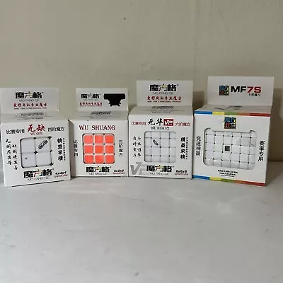 NEW WCA Speedcube Collection Lot Bundle 4-7 4x4 5x5 6x6 7x7 White Plastic Qiyi • $33.99