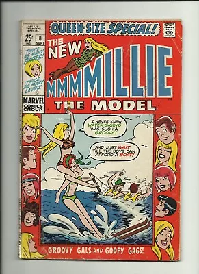 Marvel - Millie The Model 197 & Queen-Size Annual 8 Good Stan Lee Goldberg 1969 • $14.95