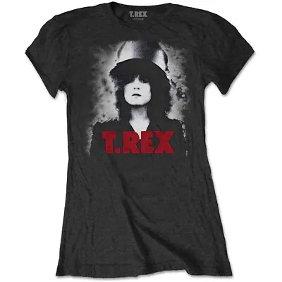 T.Rex Marc Bolan - The Slider -  Ladies Junior Black T-shirt • $22.99