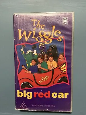 The Wiggles - Big Red Car VHS Rare 1995 Video Tape - ABC Video • $9.95