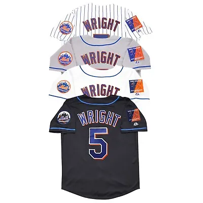 David Wright 2004 New York Mets Shea 40th Patch (Home/Road/Alt) Men's Jersey • $129.99