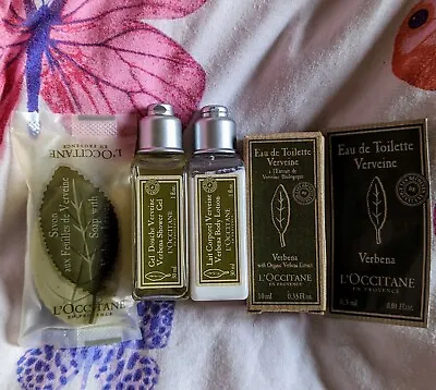 £5 • Buy L'Occitane Verveine Verbena Set Perfume Soap Shower Gel & Body Lotion NEW