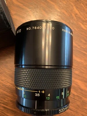 $34 • Buy Soligor 500mm F/8 CD Mirror Lens Nikon F Mount With Case. Tested. Works.