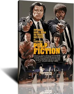 Pulp Fiction Movie Film Canvas Art Posters And Prints Modern Art Canvas Painting • $14.90