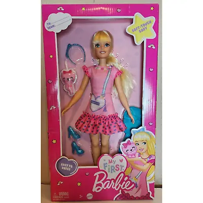 My First Barbie -Soft Touch Body-Easy To Dress - Blonde Hair Blue Eyes -NEW 2022 • $11.88