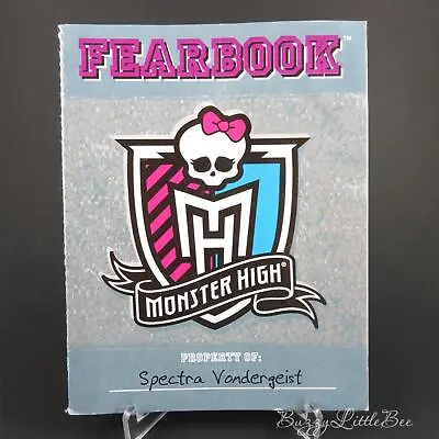 Monster High Diary Book Booklet 2012 Fearbook Spectra Vondergeist • $5.24