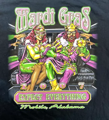 Mardi Gras Mobile Alabama T-Shirt Extra Large Vintage 2007 Y2K NOS • $19.99