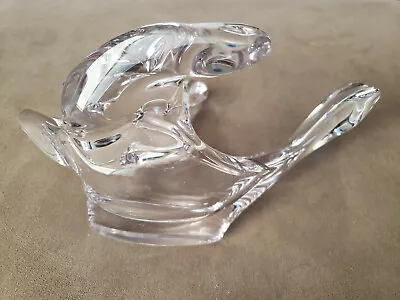 Vintage Sasaki Crystal Flying Bird Bowl • $39