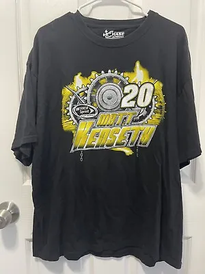 Matt Kenseth 2015 Chase Authentics NASCAR Double Sided Black T Shirt Size XL • $13.49