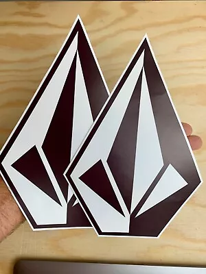 Volcom Stone 2 Stickers Set XL Skate Surf Snowboard Decal • $12