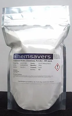 Aluminum Oxide Powder -100 Mesh 99.96% (Trace Metals Basis) 500g • $245