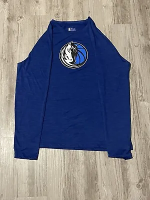 Dallas Mavericks NBA Authentics Long Sleeve Shirt Men's Blue Dri-fit • $25