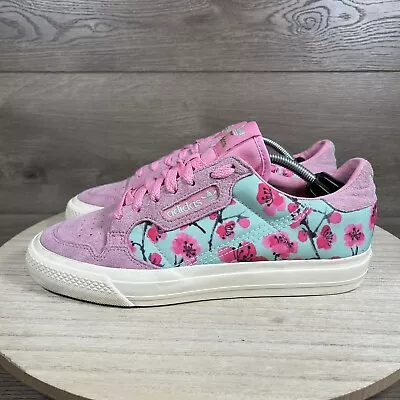 Adidas Continental 80 Arizona Iced Tea Flower Pink Shoes EG7977 Womens Size 8 • $49.99