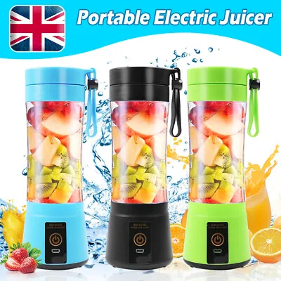 Portable USB Charging Juice Presser Squeezer Extractor Electric Orange Lemon UK • £8.99