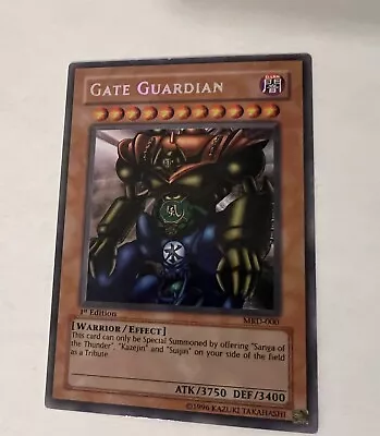 Yu-Gi-Oh! TCG Gate Guardian Metal Raiders MRD-000 1st Edition Secret Rare • $75