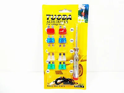 Car Auto Voltage Continuity Tester Volt Testers Circut Fuse Pocket Pen Amp Fuses • $6.59