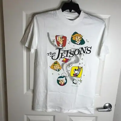 The Jetsons Men's Vintage 90's Hanes Beefy-T Graphic T-Shirt White ~ Size M • $34.99
