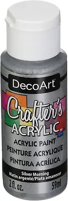 DecoArt Acrylic Paint Silver Morning 59 Ml Pack Of 1 • £2.88