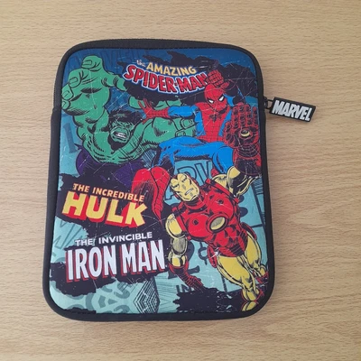 £10 • Buy Marvel Comics Neoprene I Pad Case. Hulk Spiderman And Ironman.