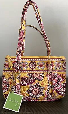 Vera Bradley Little Betsy Bali Gold Shoulder Bag 11 X 8 X 3 New With Tags • $28