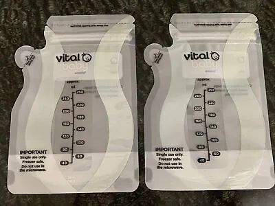 Vital Baby Sterilise Bags Single Use X2 250ml • £1.99