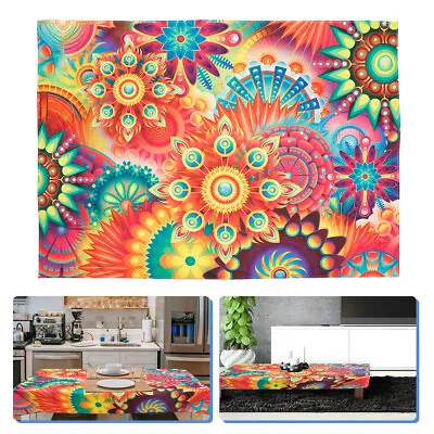 Art Printing Table Cloth Paisley Tablecloth Bohemian Beach Sheet • £12.48