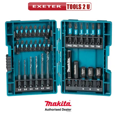 Makita B-66896 33 Piece Black Impact Torsion Screwdriver Bit Set High Durability • £29.99