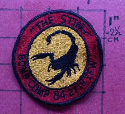 Original Patch Usaf Air Force F-111 Aardvark  27 Tfw Bomb Competition 1984 • $8