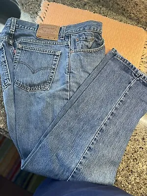 Vintage Levis 555 Womens Jeans (33 X 31) Boy Cut Low Rise • $32