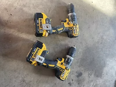 £1.20 • Buy Set Of DeWalt DCD996P2-GB 18V XR Li-Ion Brushless Hammer Drill With 4ah Batterys