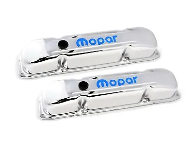 Fits 1959-78 Bb Mopar Dodge B Rb Chrome Valve Covers 361 383 400 413 426 440 Set • $179.95