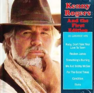 Kenny Rogers & The First Edition : 20 Greatest Hits CD FREE Shipping Save £s • £2.44