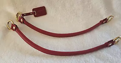 Miche Luxe Red Double Rolled Handles Caribiner Hardware Keychain • $19.50