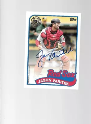 2024 Topps Series 1-Jason Varitek Auto #89BA-JVA • $20