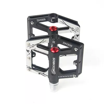 Mountain Bike Pedals Aluminum 9/16  Metal Pedals Platform 3 Sealed Bearings • $26.90