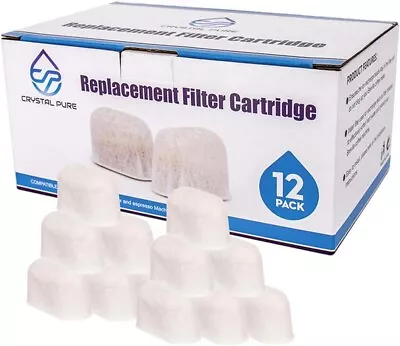 Crystal Pure 12-Pack Water Filters Compatible With Breville BES840 BES860 BES870 • $24.84