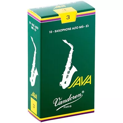 Vandoren Java Alto Saxophone Reeds Strength - 3 Box Of 10 • $34