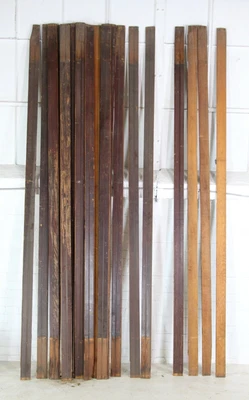 $650 • Buy Lot Of Vintage Pine 9 Ft Bead Board Slats With Original Varnish