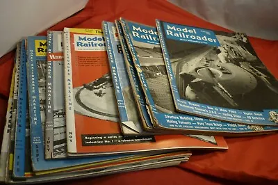 11 Model Railroader Magazines 1951 To 1959 Locomotive Trains • $12.99