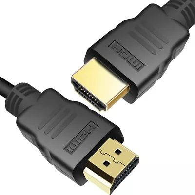 1M-20M HDMI Cable Gold Plated High Speed Male To Male HDMI 1.4 Lead For HDTV SKY • £2.94