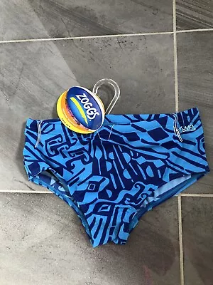 Boys Zoggs Swimming Trunks Blue Age 12 • £5